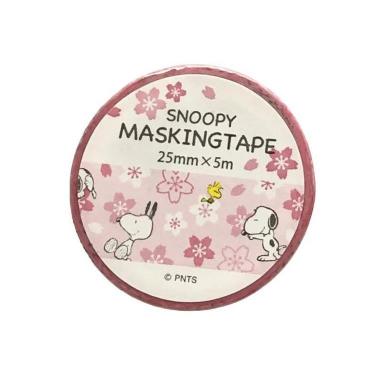春柄 マスキングテープ スヌーピー さくら ピンク