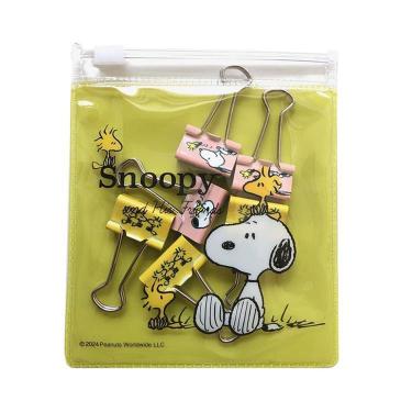 ダブルクリップ PEANUTS スヌーピー・ウッドストック