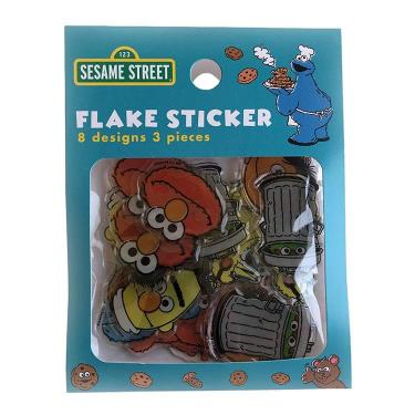 フレークステッカー セサミストリート