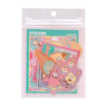 フレークステッカーセット スポンジボブ 8枚入り