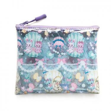 ポーチ 大 スイマー マリン ブルー