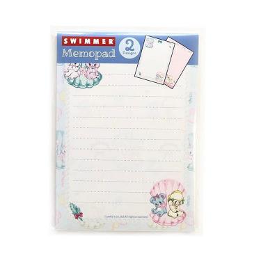 メモパッド A6 スイマー マリン ブルー