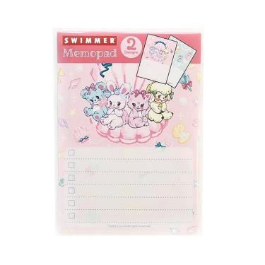 ToDoメモ A6 スイマー マリン ピンク