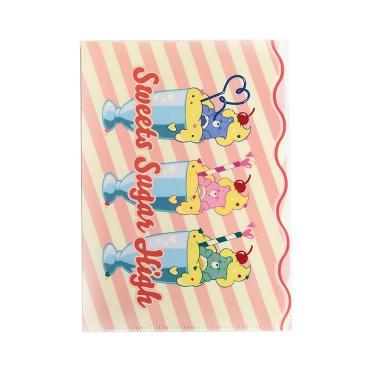 クリアファイル A4 ケアベア ベージュ