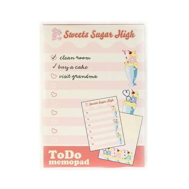 ToDoメモ A6 ケアベア ベージュ