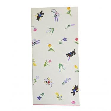 年賀のし袋 リサとガスパール 花 ベージュ 3枚入り