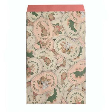 平袋 ピーターラビット ブラックベリー&ローズベージュ