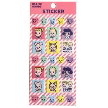 エポキシステッカー オサムグッズ ピンク