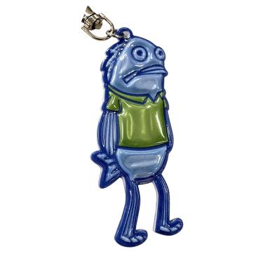リフレクター キーリング 魚 ブルー
