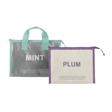 クーラーポーチアンドバッグ アイボリー・シルバー【ロフト限定】