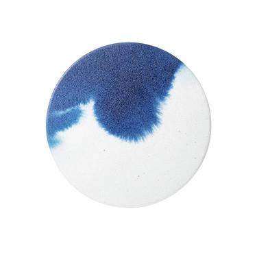 陶器珪藻土コースター 藍染