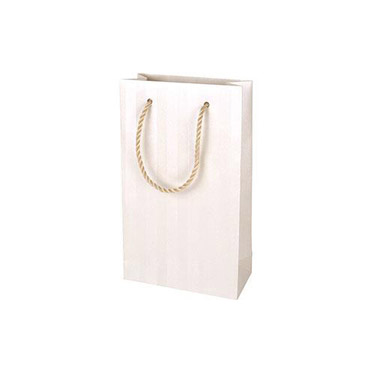 ナローバッグ ヘリンボーン ホワイト