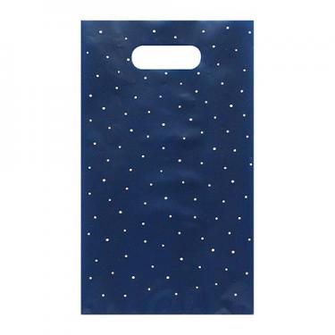 デイリーバッグ ピンドット ネイビー