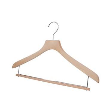 FSC認証木製ハンガー スライドバー クリア