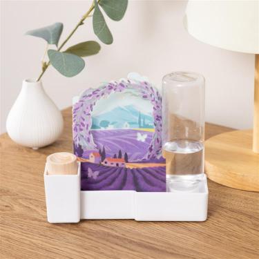 【自然気化式】 アロマディッシュうるおい ラベンダー畑