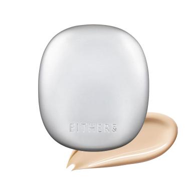 サテンメッシュクッション 21 ヌードアイボリー