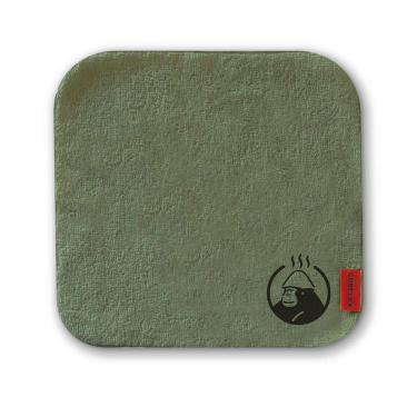 トトノイモード タオルハンカチ 22×22cm カーキ