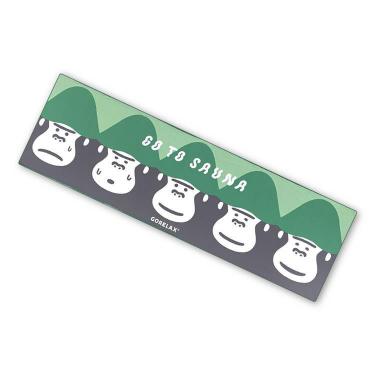 リフレッシュタオル サウナで百面相