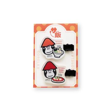 サ飯 前髪クリップ ラーメン&麻婆豆腐