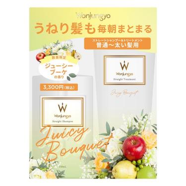 ストレートシャンプー&トリートメント 普通～太い髪用【数量限定】