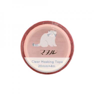 金箔クリアマスキングテープ アニマル百貨店 マヌルネコ