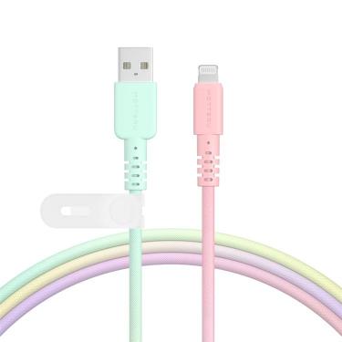 グラデーションケーブル USB-A to Lightning 1m シャーベット