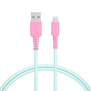 バイカラーシリコンケーブル USB－A to