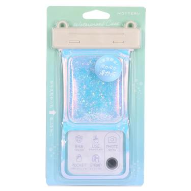 MOTTERU スマートフォン用防水ケース 水にぷかぷか浮かぶ アーモンドミルク