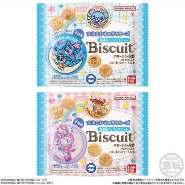 ナルミヤキャラクターズ 刺繍缶バッジビスケット 1個入