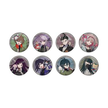 【BOX】ダンガンロンパシリーズ×サンリオキャラクターズ×望月けい トレーディングマット缶バッジ Vol.1