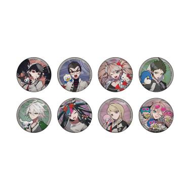 【BOX】ダンガンロンパシリーズ×サンリオキャラクターズ×望月けい トレーディングマット缶バッジ Vol.2