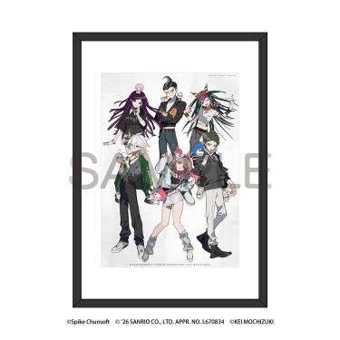 ダンガンロンパシリーズ×サンリオキャラクターズ×望月けい 複製原画 スーパーダンガンロンパ2