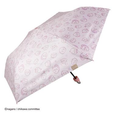 折りたたみ傘 晴雨兼用 ちいかわカラビナ 50cm なかまたち