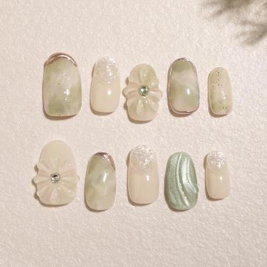 エーネイル ネイルチップ Ivory Marble【数量限定】
