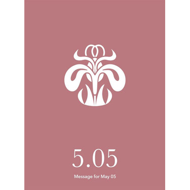 花結びメッセージカード 5月5日