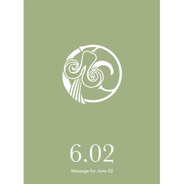 花結びメッセージカード 6月2日