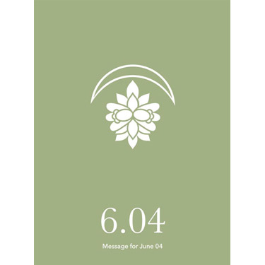 花結びメッセージカード 6月4日