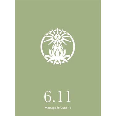 花結びメッセージカード 6月11日