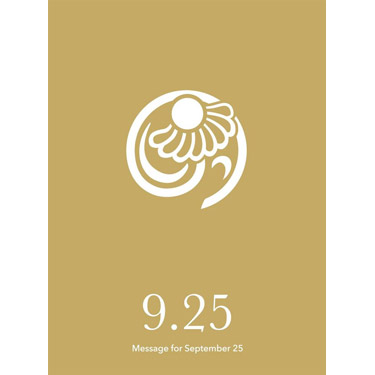 花結びメッセージカード 9月25日