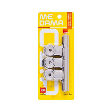 目玉クリップ シルバー 大