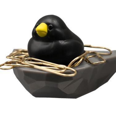 トリの巣 クリップホルダー カラス