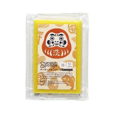 サンサンスポンジ だるま レモンイエロー ソフトタイプ