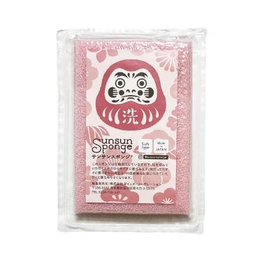 サンサンスポンジ だるま ピンク ソフトタイプ