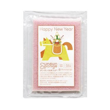 サンサンスポンジ 2026新年 ピンク ソフトタイプ