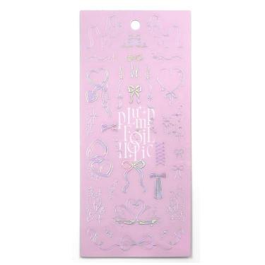 プランプホイルシール ときめきリボン