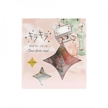 キラキラクリアフレークシール エキゾチック: ステーショナリー