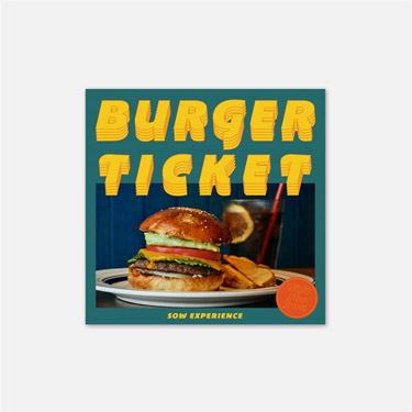 体験ギフト バーガーチケット