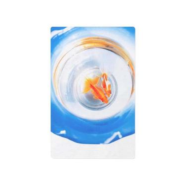 透明写真栞 金魚鉢に琉金