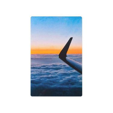 透明写真栞 飛行機からの夕焼け