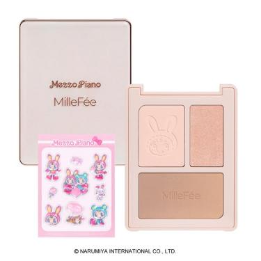 チート顔コントゥアパレット メゾピアノ N04 しのばせベージュ【数量限定】